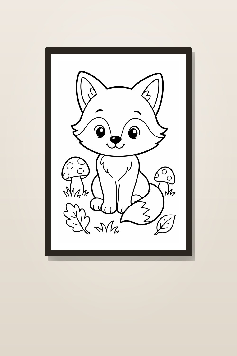 Cute Woodland Animal Coloring Pages for Kids - Preschool Forest Animal Coloring Pack, Bold Outline Printable PDF Set of 8