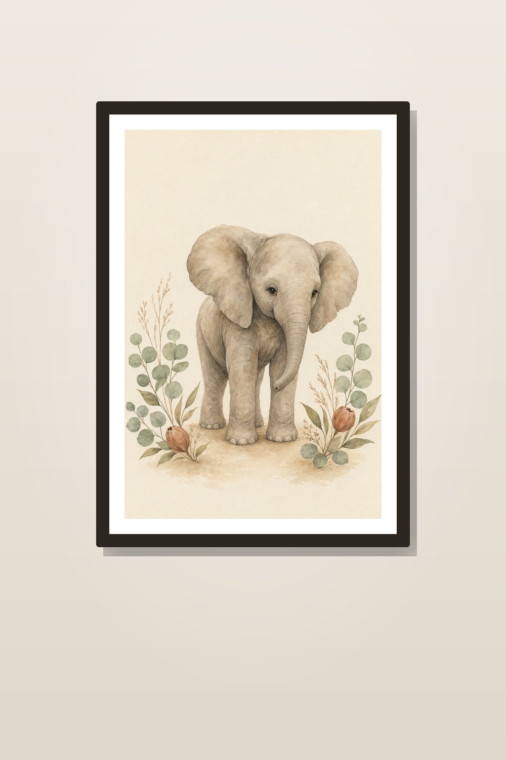 Quadros Decorativos Infantil Safari | Kit 6 Artes Neutras para Bebê