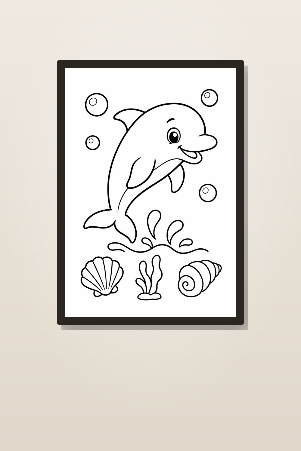 Ocean Animals Coloring Pages for Toddlers Printable Bundle, Cute Sea Life Coloring Pages for Preschool, Under the Sea Kids PDF Pack