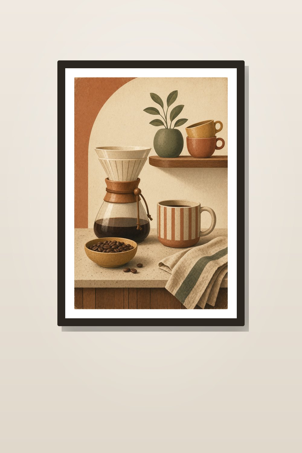 Retro Coffee Bar Wall Art Printable Set, Vintage Kitchen Wall Art Bundle, Mid Century Coffee Corner Prints, Breakfast Nook Digital Download