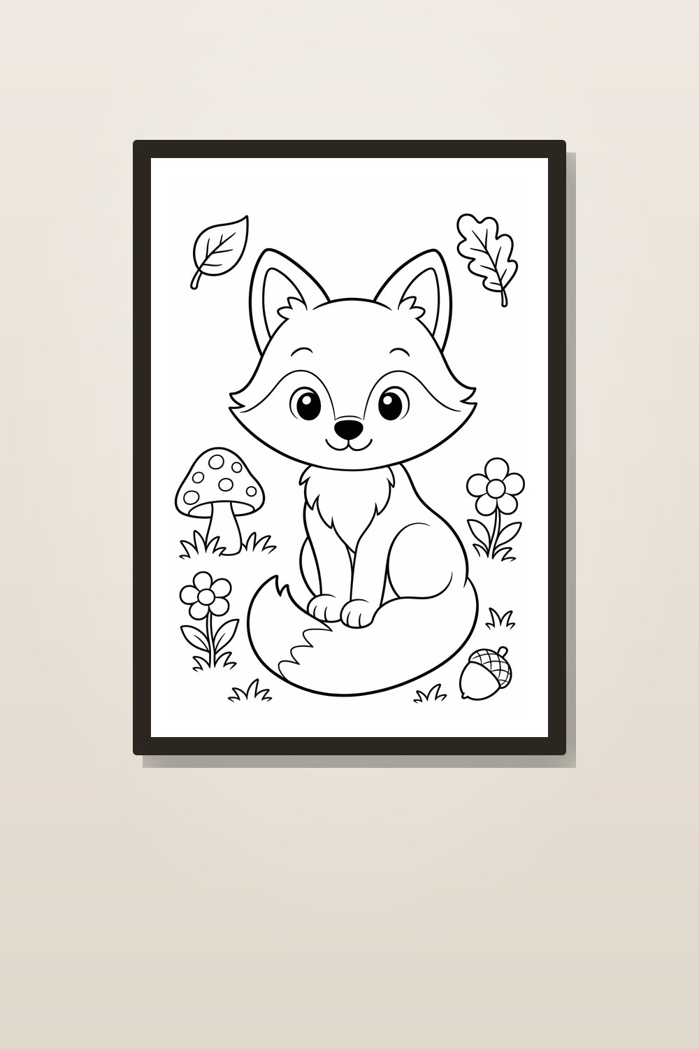 Woodland Animal Coloring Pages Printable PDF Bundle - Cute Forest Animals for Kids, Preschool Woodland Creatures Coloring Pack