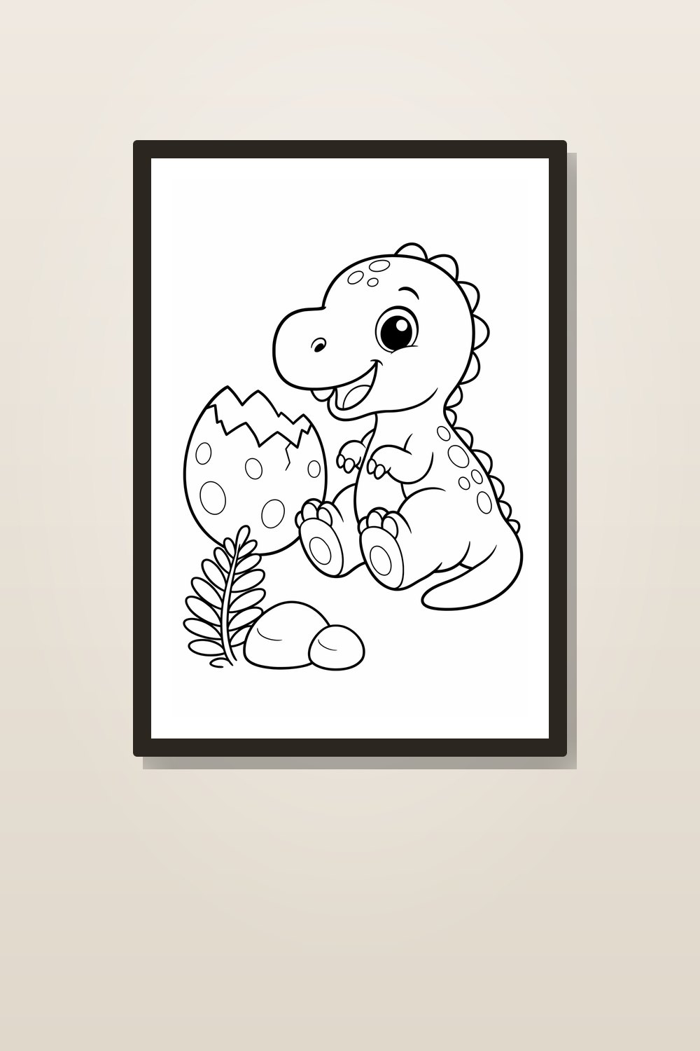Cute Baby Dinosaur Coloring Pages Printable Bundle, Dinosaur Coloring Pages for Toddlers Printable, Preschool Dinosaur Coloring Pages PDF