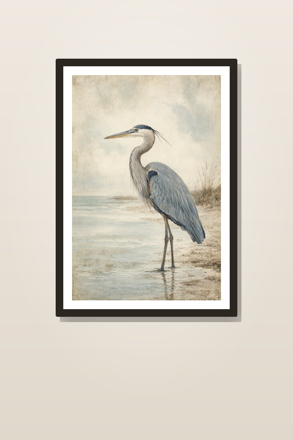 Vintage Coastal Wall Art Set, Vintage Seabird Wall Art Printable Bundle, Coastal Bird Print Set, Beach House Wall Decor
