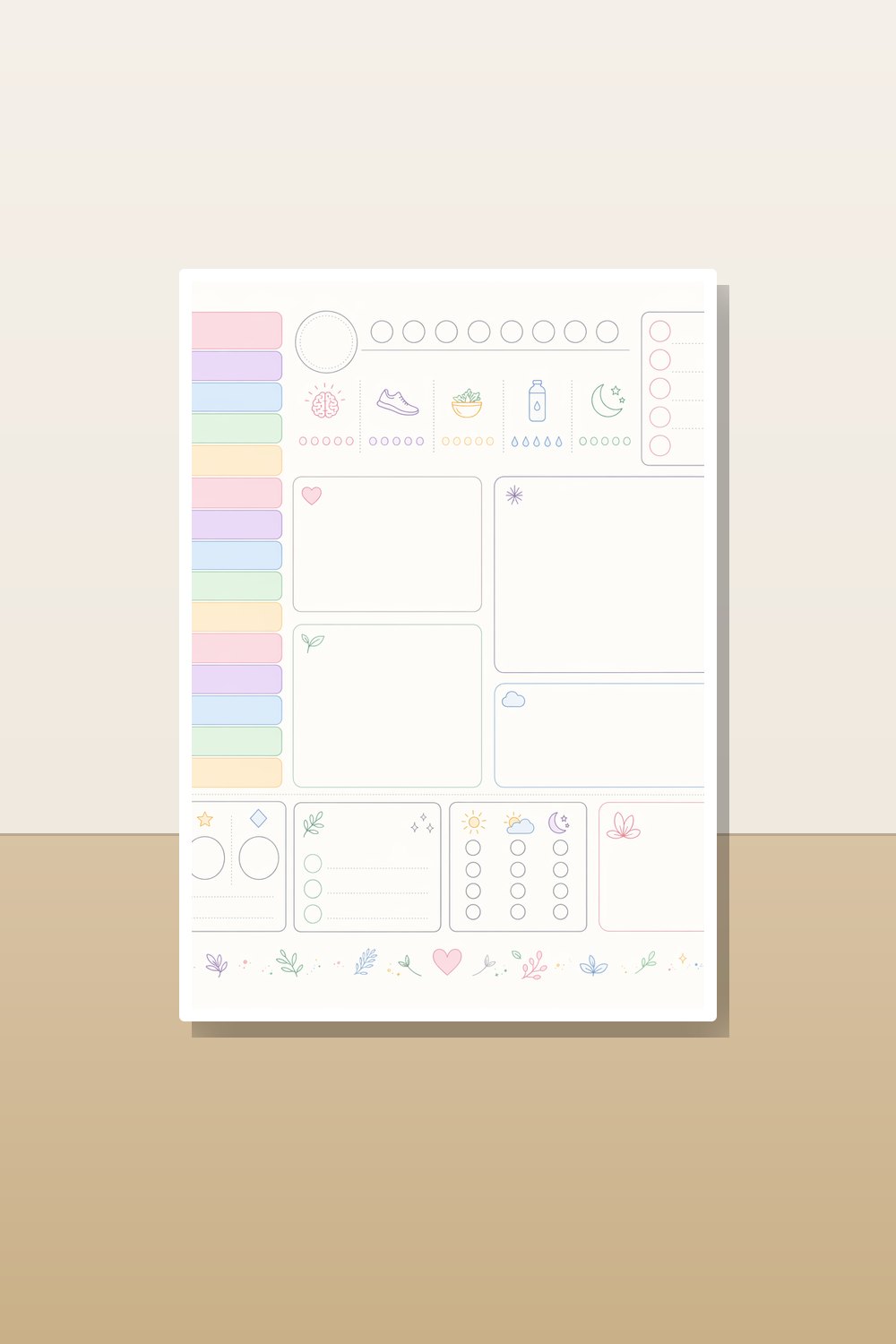 ADHD Planner Printable for Women, ADHD Daily Planner Printable, Visual ADHD Time Blocking & Energy Tracker Set