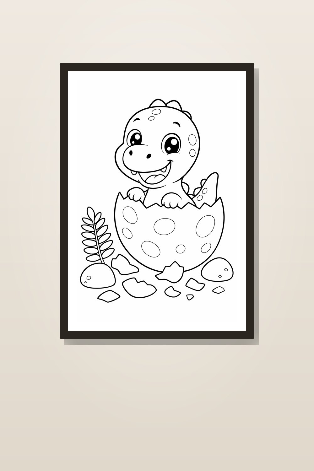 Cute Baby Dinosaur Coloring Pages Printable Bundle, Dinosaur Coloring Pages for Toddlers PDF, Preschool Dinosaur Coloring Pack