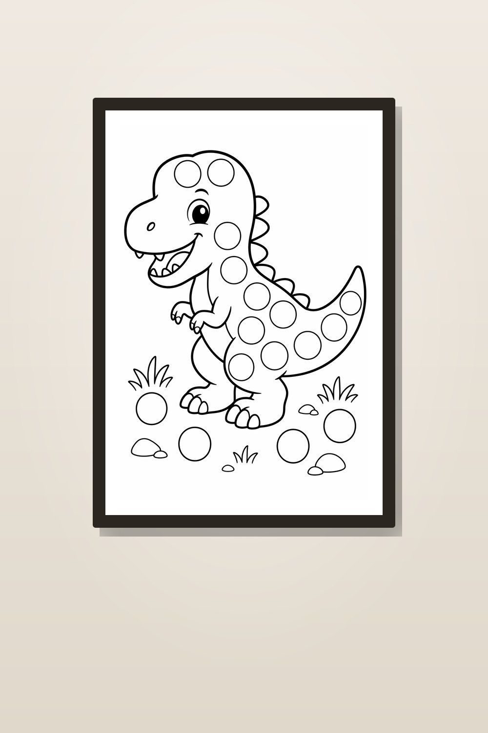 Dinosaur Dot Marker Printable Pack, Preschool Dinosaur Dauber Coloring Pages, Do A Dot Bingo Dauber Activity Set