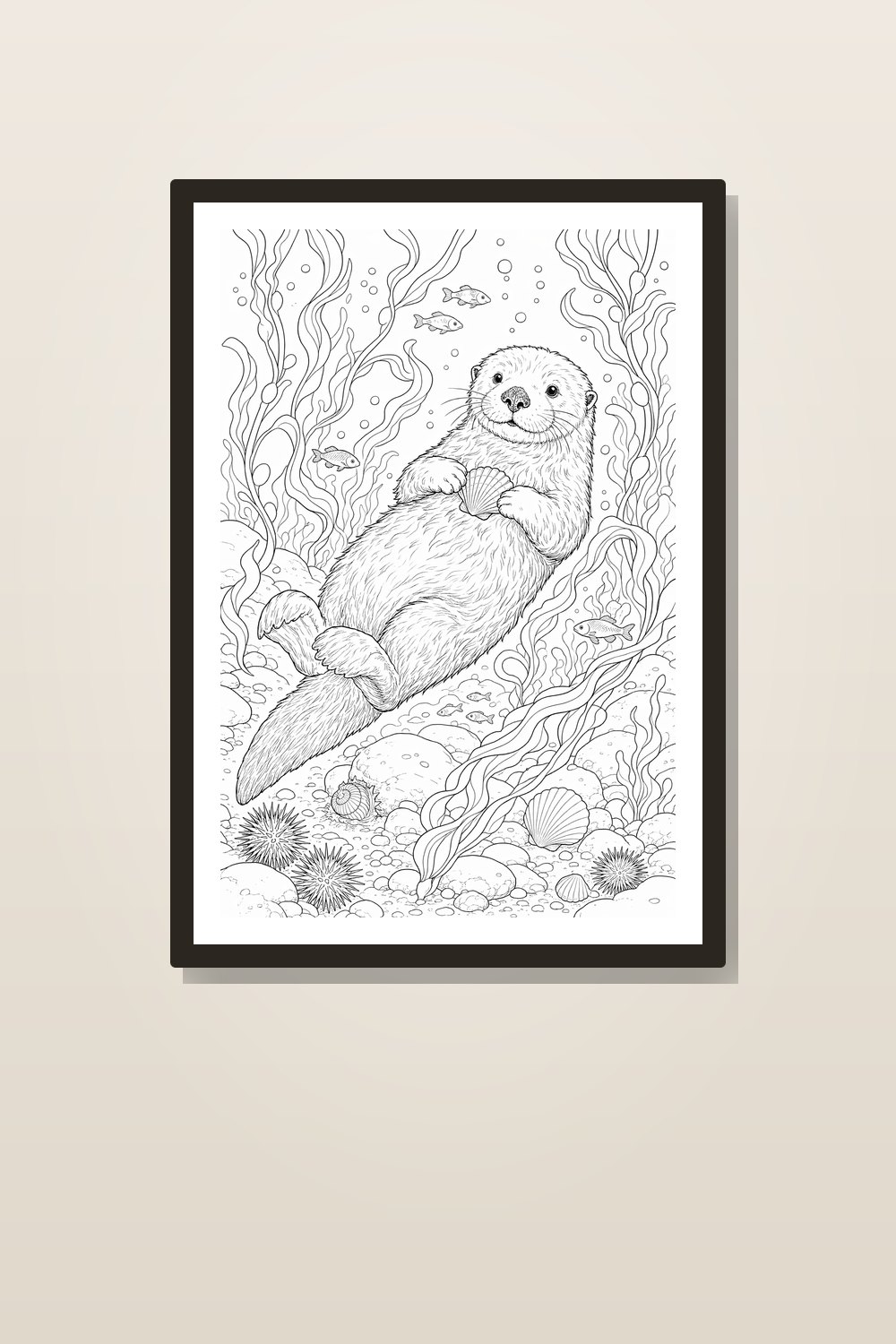Kelp Forest Coloring Pages Pack, Kelp Forest Animals Coloring Pages, Ocean Habitat Coloring Pages PDF, Sea Animal Printable Bundle