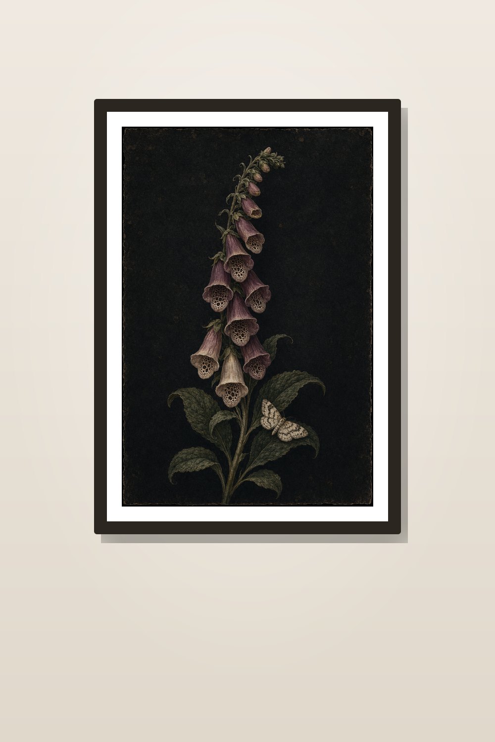 Dark Cottagecore Halloween Wall Art Printable Set, Vintage Botanical Poison Garden Prints