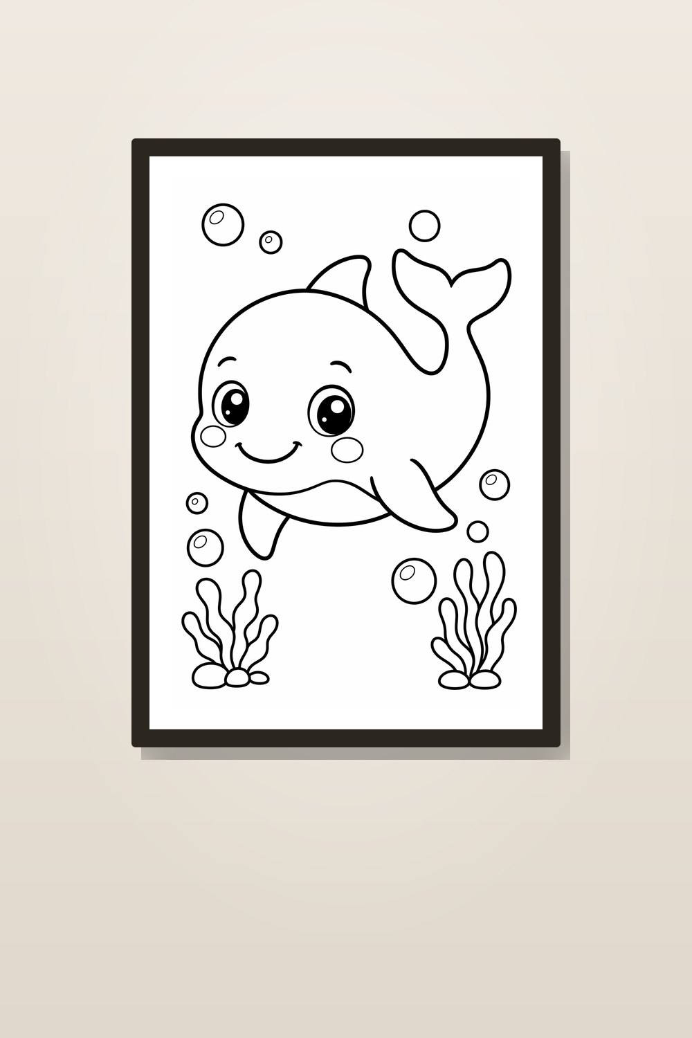 Ocean Animal Coloring Pages for Toddlers Printable Bundle, Kawaii Sea Creatures Coloring Pages, Preschool Under the Sea Coloring Pack