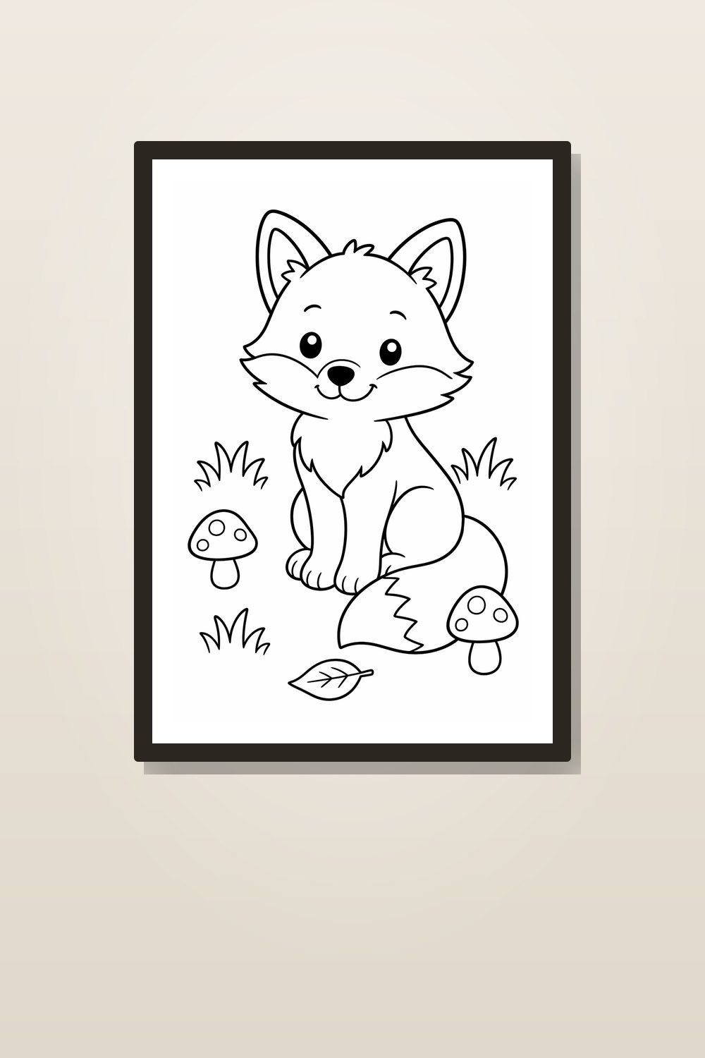 Woodland Animal Coloring Pages Preschool Bundle, Cute Forest Animals Printable, Bold Easy Outline Coloring Sheets PDF Pack