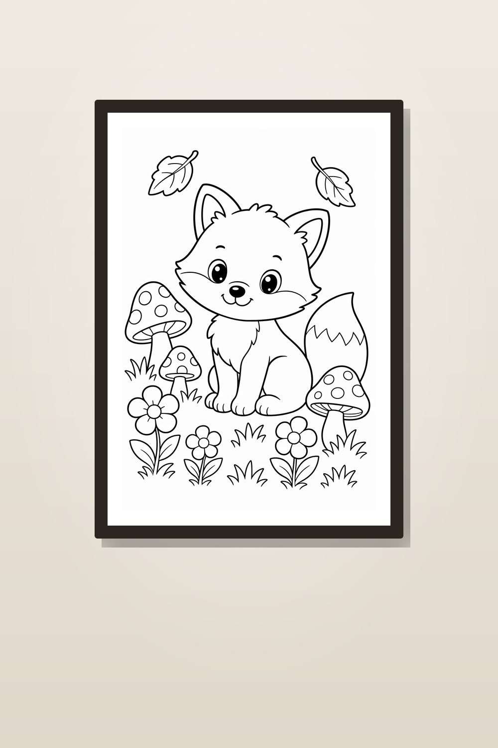 Cute Woodland Animal Coloring Pages for Kids Printable Bundle - 8 Easy Preschool Forest Animal Coloring Pages