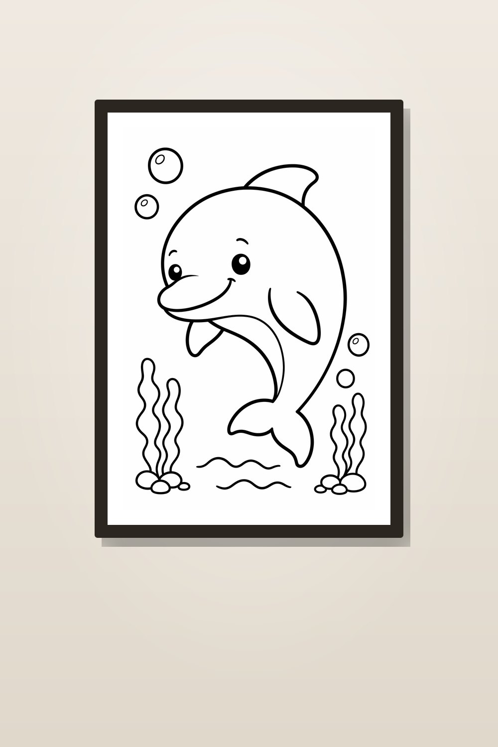 Ocean Animal Coloring Pages for Kids Printable Bundle, Cute Preschool & Kindergarten Sea Creature Coloring Pack, Under the Sea PDF