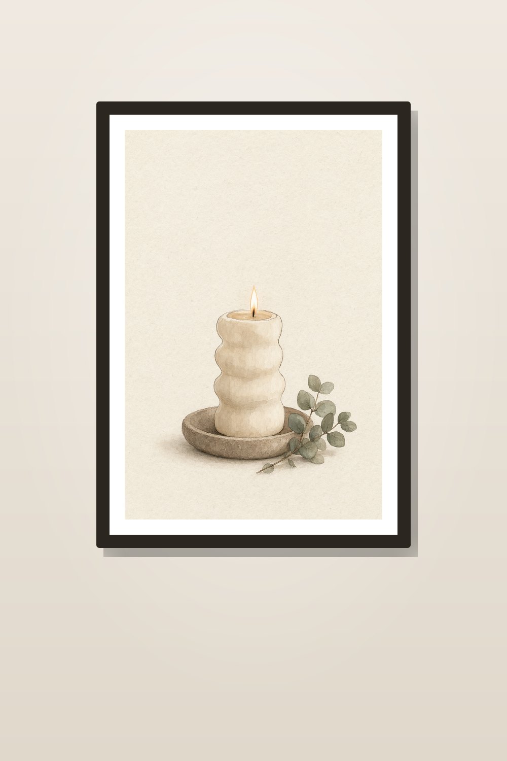 Minimalist Bathroom Wall Art Printable Set of 6, Neutral Spa Self Care Decor