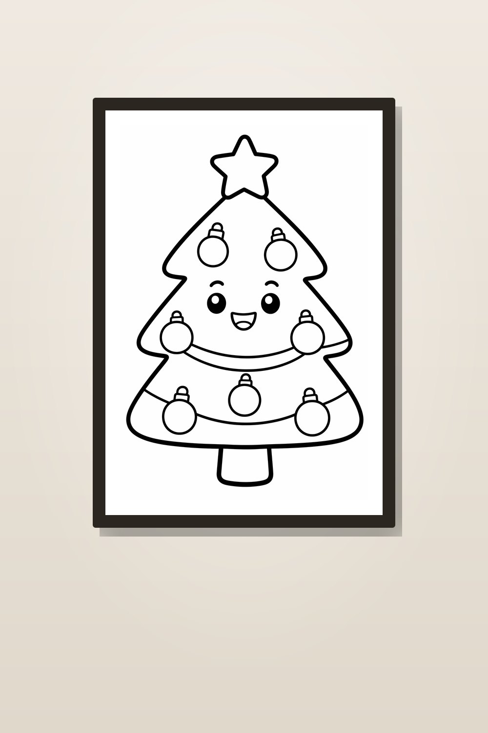 Christmas Coloring Pages Printable for Toddlers - Bold Outline Preschool Christmas Coloring Pack, Easy Simple Holiday Coloring Sheets PDF
