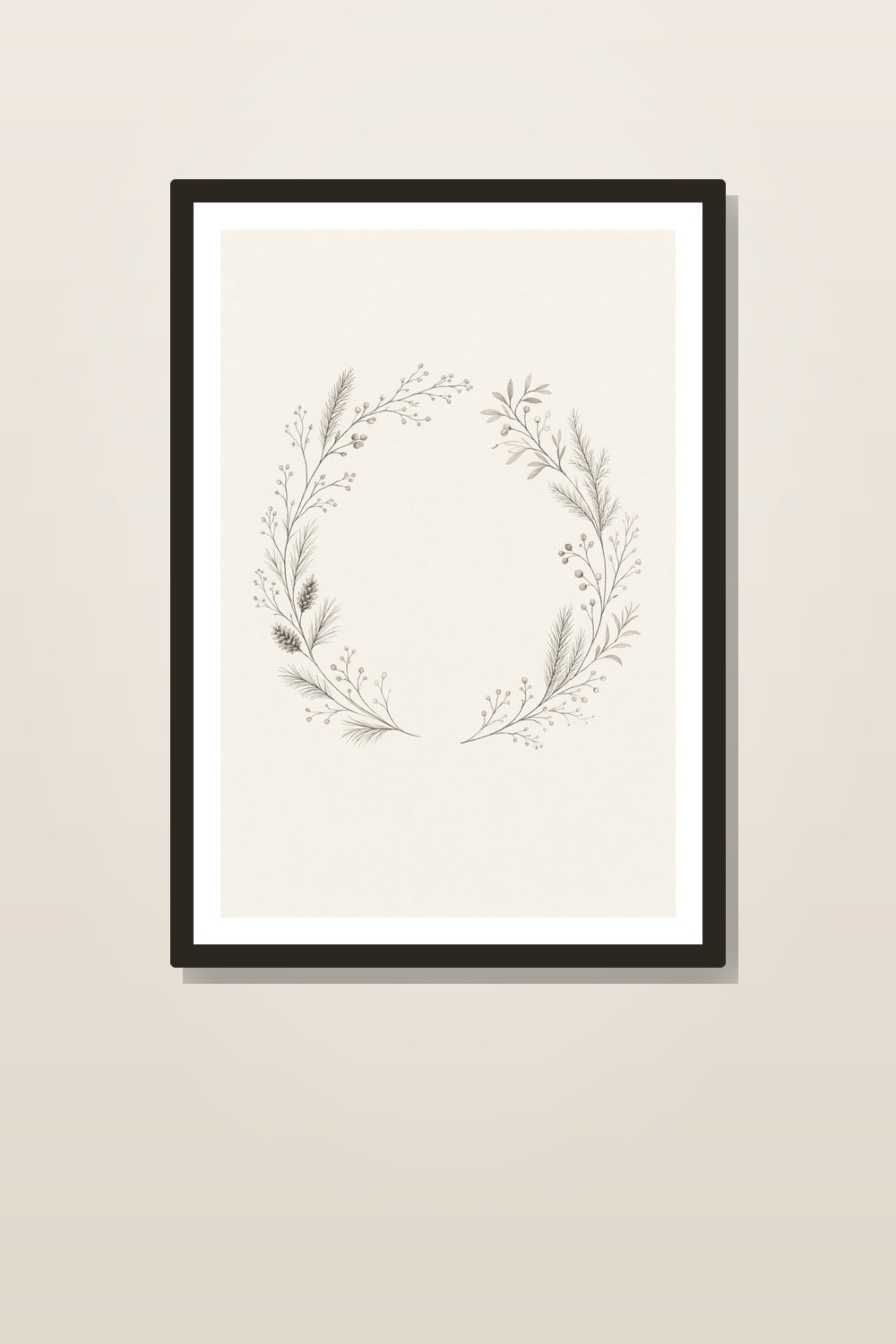 Scandinavian Christmas Wall Art Printable Set, Minimal Christmas Gallery Wall Set, Neutral Nordic Holiday Decor Bundle