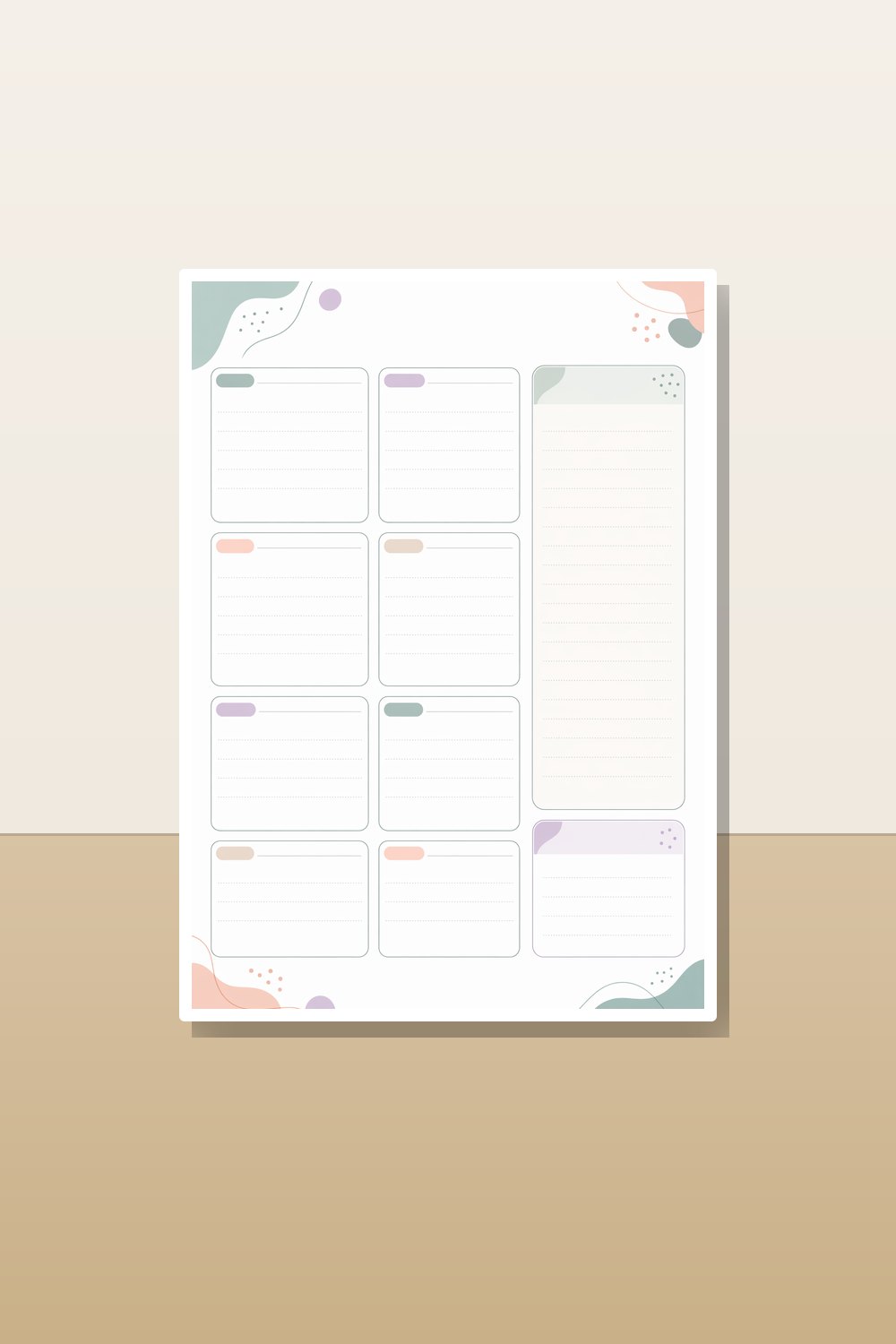2026 ADHD Planner Printable for Adults, ADHD Weekly Planner 2026, Time Blocking & Brain Dump PDF