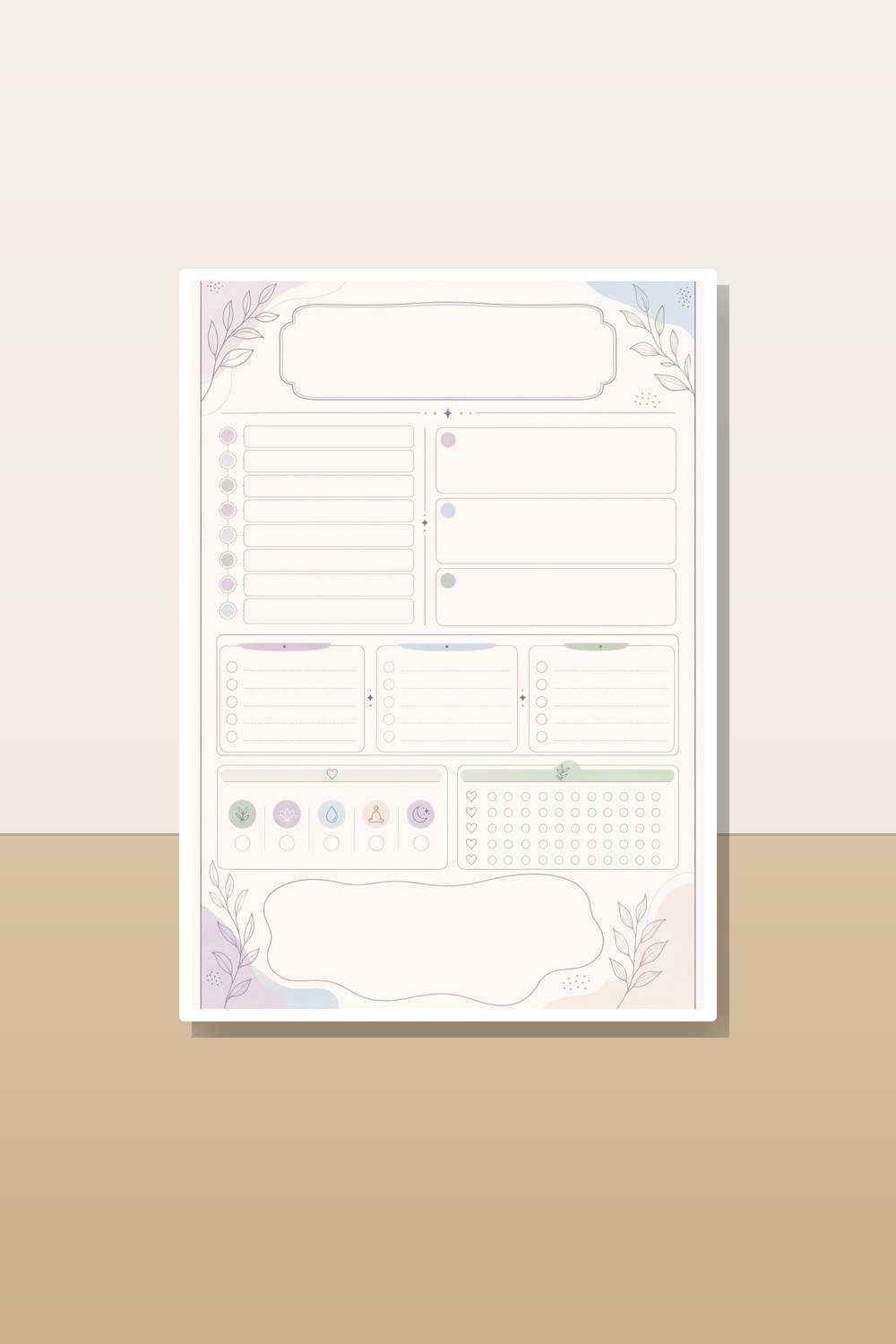 2026 ADHD Planner Printable for Women, ADHD Daily Weekly Monthly Planner PDF, Executive Function & Time Blocking Pages
