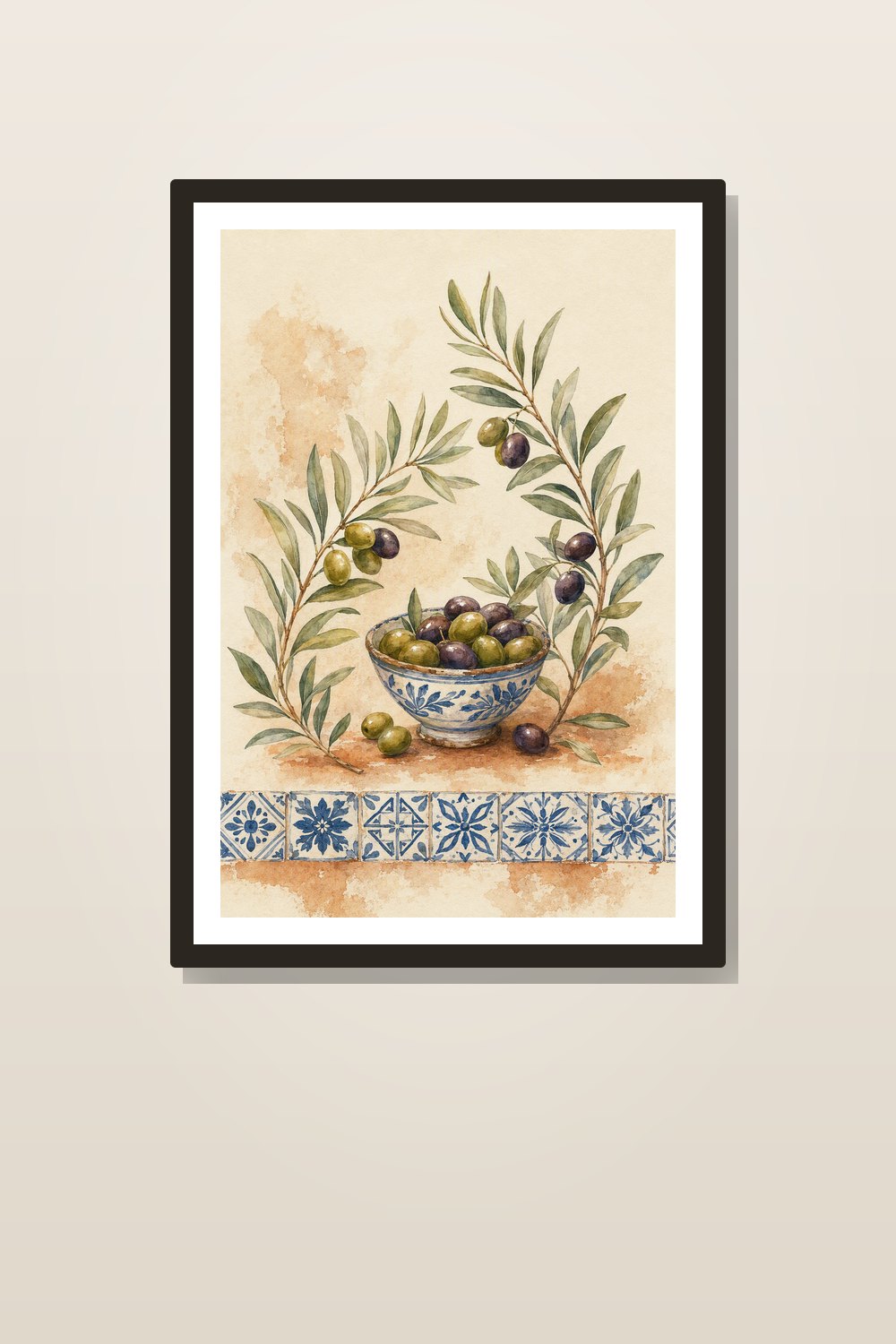 Láminas Decorativas Cocina Botánicas | Spanish Mediterranean Kitchen Wall Art Set