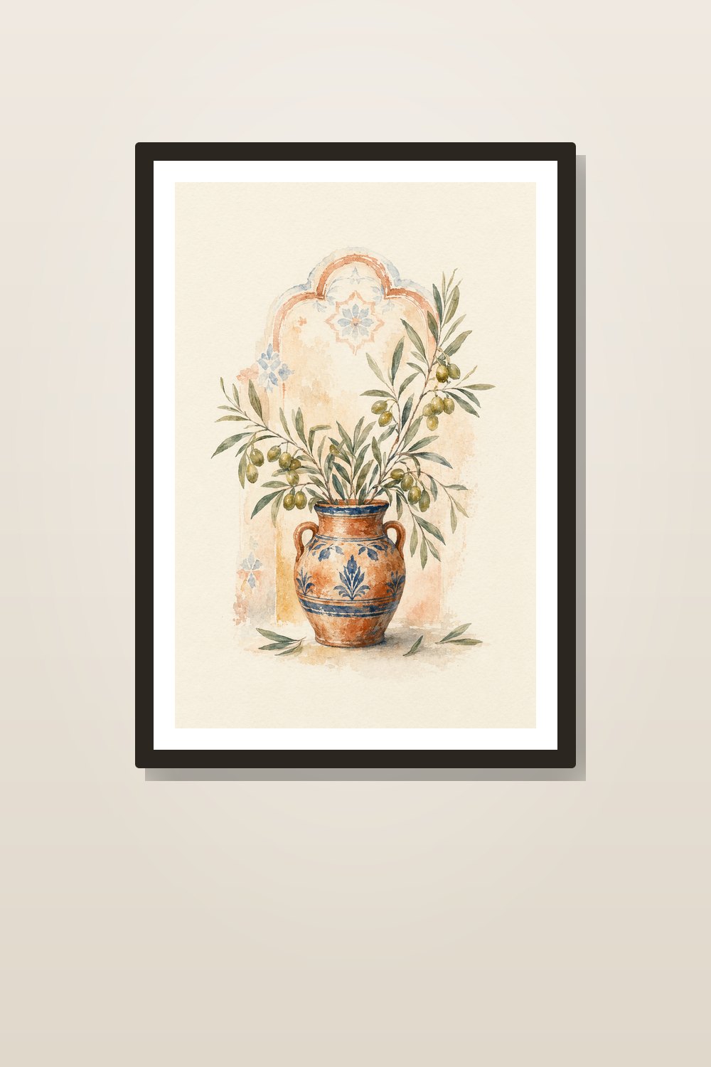 Láminas Decorativas Cocina Botánicas | Spanish Mediterranean Kitchen Wall Art Set