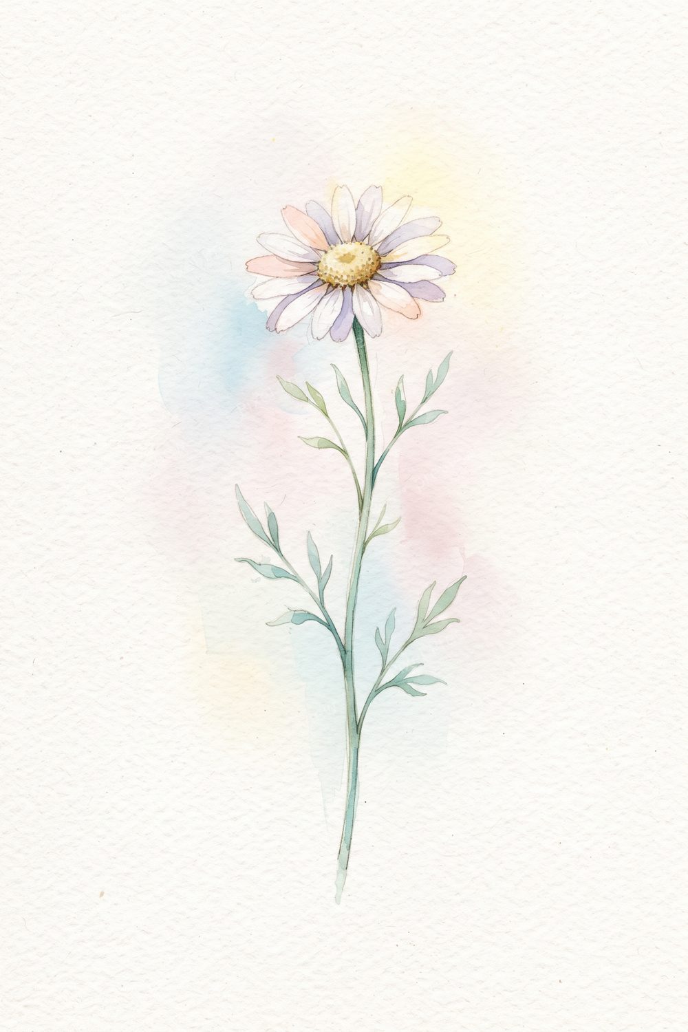 Spring Wildflower Nursery Wall Art Set - Watercolor Botanical Baby Room Prints, Sage & Blush Floral Decor (6-Piece Digital Download) — artwork preview (watermarked)